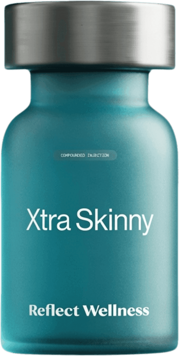 Xtra Skinny vial, Reflect Wellness weight management program